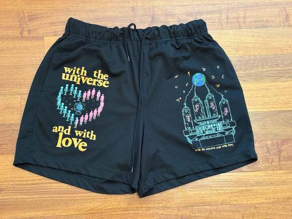 Coney Island Picnic Other - Coney Island Picnic With The Universe Graphic Mesh Shorts Black XXL